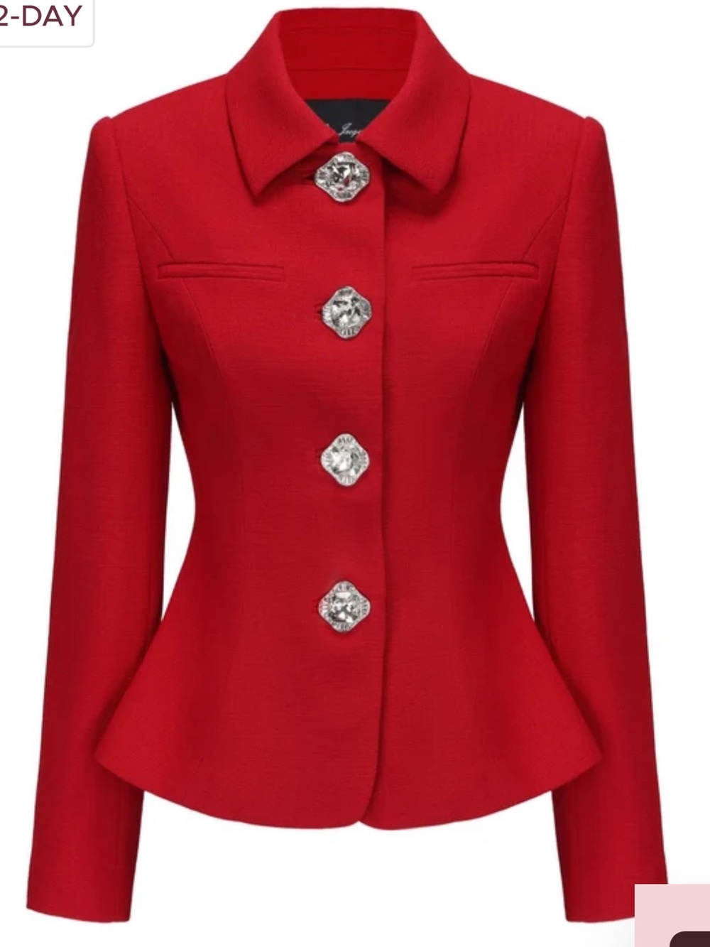 Nana Jacqueline Vanessa Blazer in Red